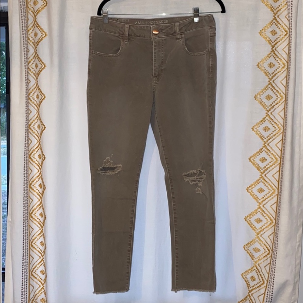 American eagle jegging crop pant